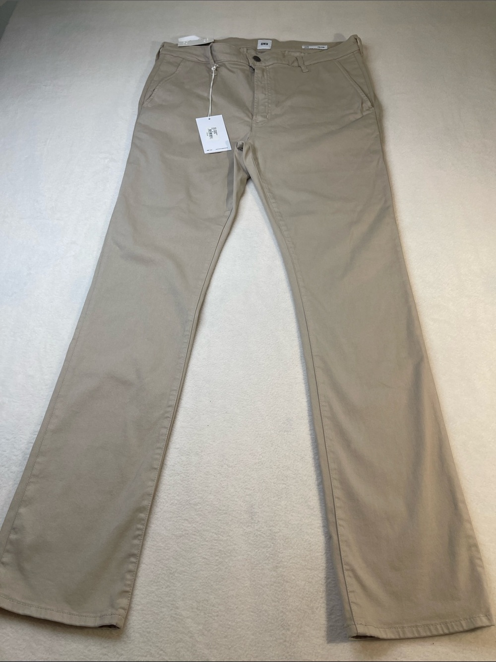 Edwin MASON OYSTER SLIM CHINO MENS PANTS NWT SIZE 36